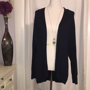 Old Navy navy blue lightweight open front cardigan
